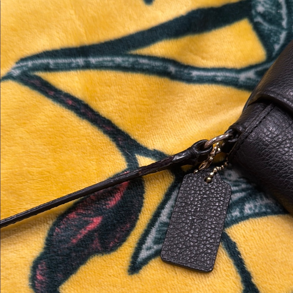 COACH Black Leather Crossbody Bag - Picture 14 of 16